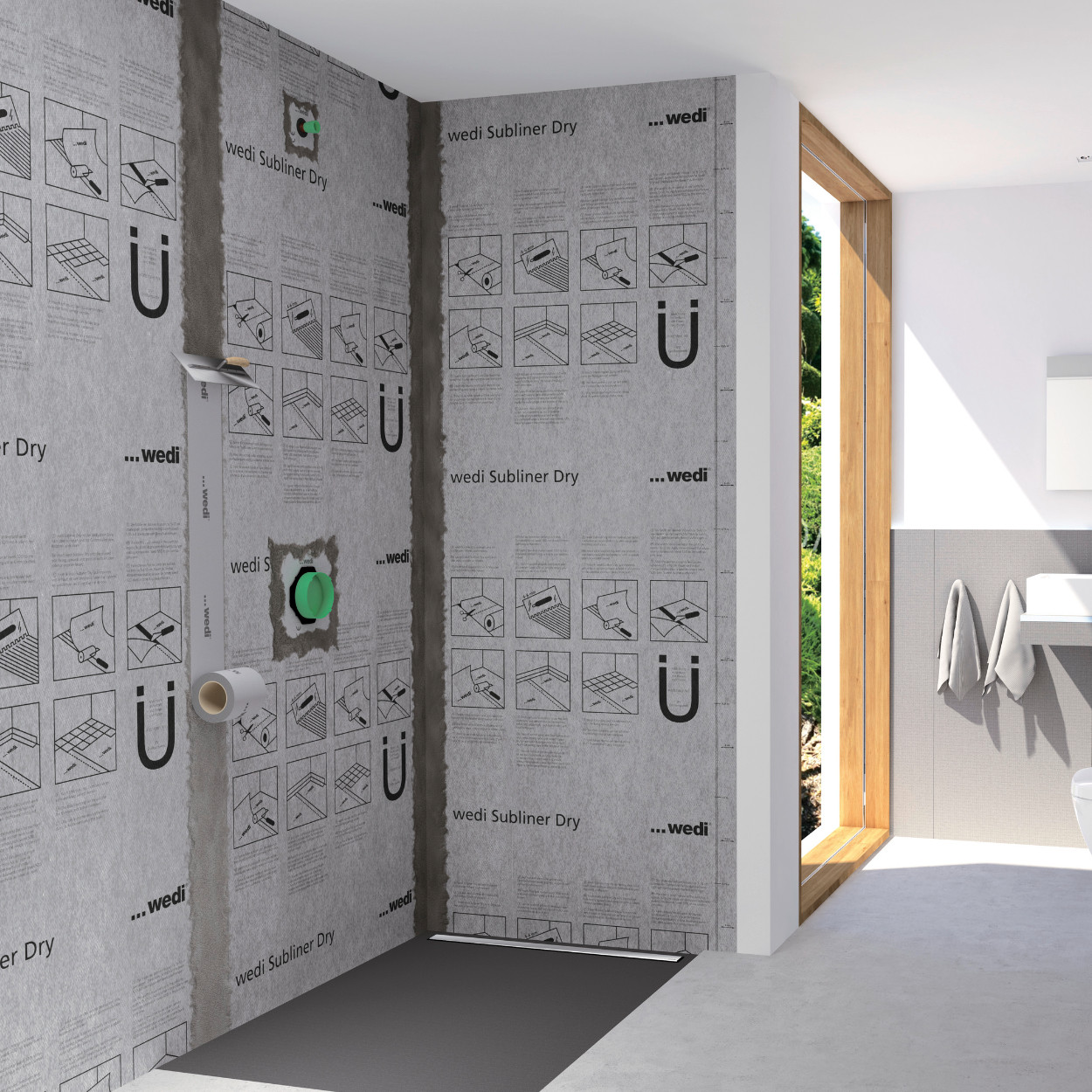 wedi Subliner Dry – Abdichtungsbahn 30m
